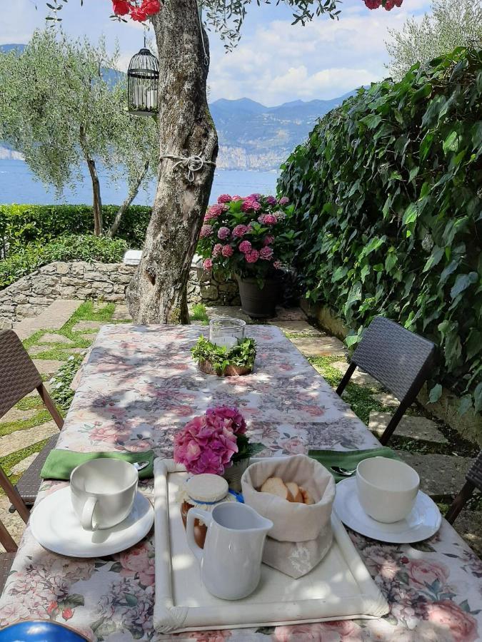 Villa Sul Lago Con Pontile Privato A Brenzone Sul Garda - Unique And Exclusive Eksteriør bilde
